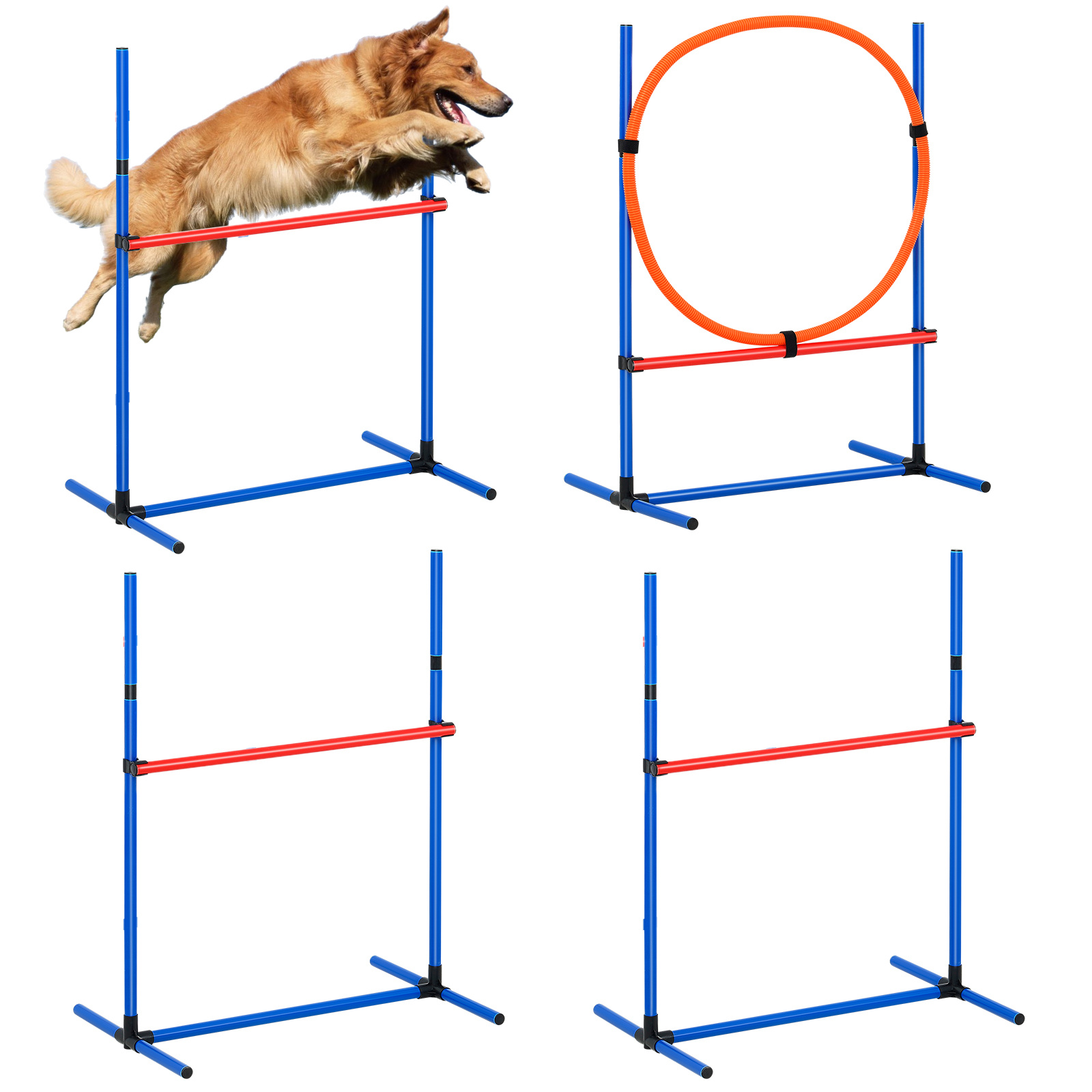 Agility Hurdle Set - VEVOR Dog Agility Training Equipment 4