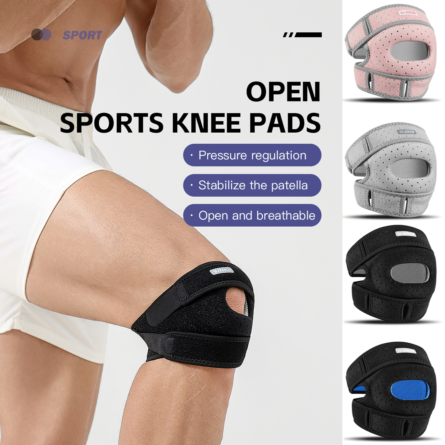 Sports Equipment Knee Support - Sports Patella Strap Running Jump Rope