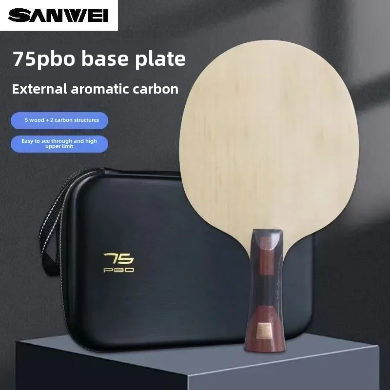 Padel Racket Carbon - SANWEI Original SUPER 75 PBO Carbon