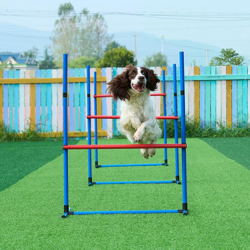 Free Shipping-Dog Agility Trai - Agility Hurdle Set 评论和价格