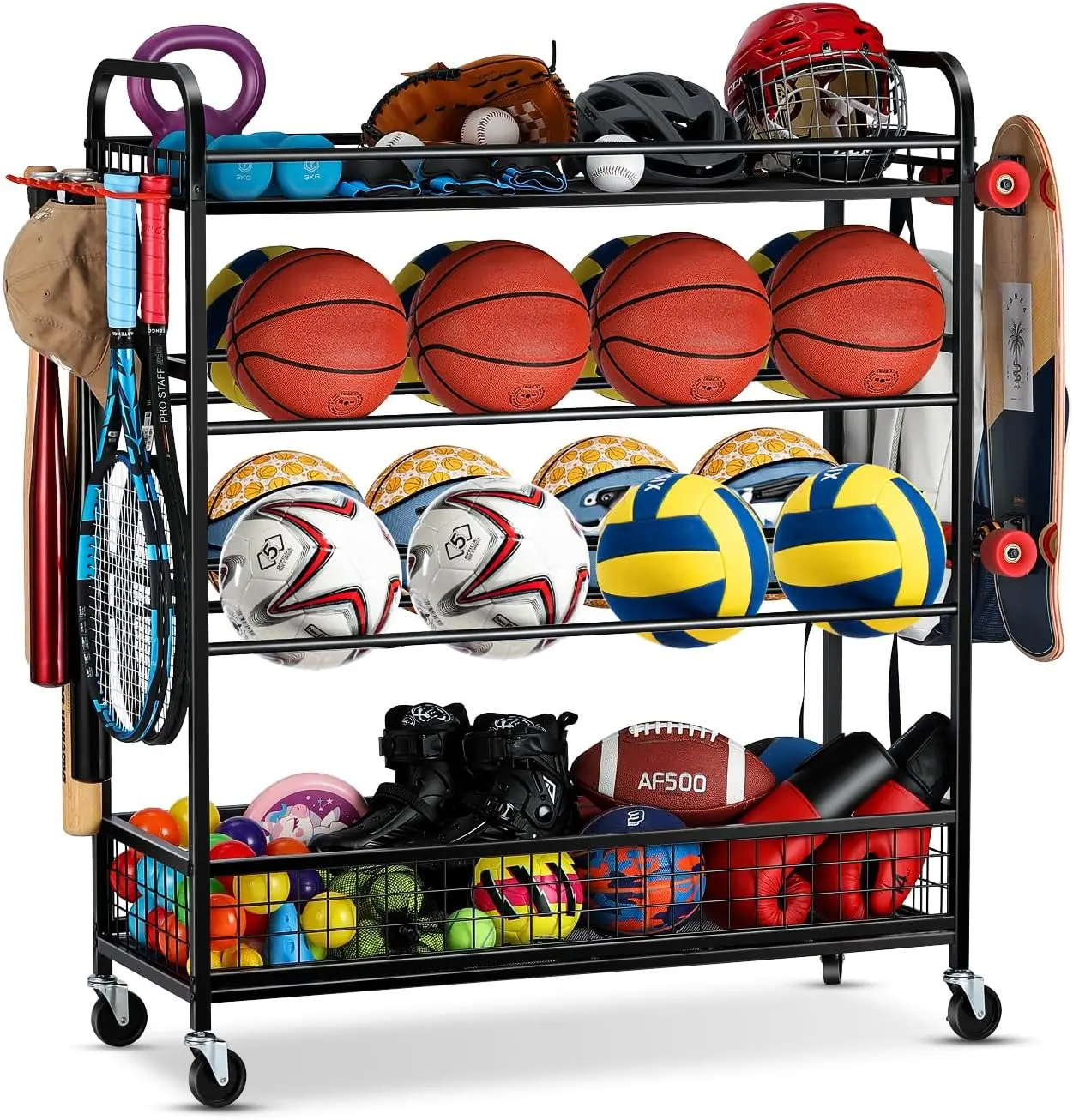 Garage Sports Equipment Organi - Sports Equipment Storage Rack 评论和价格