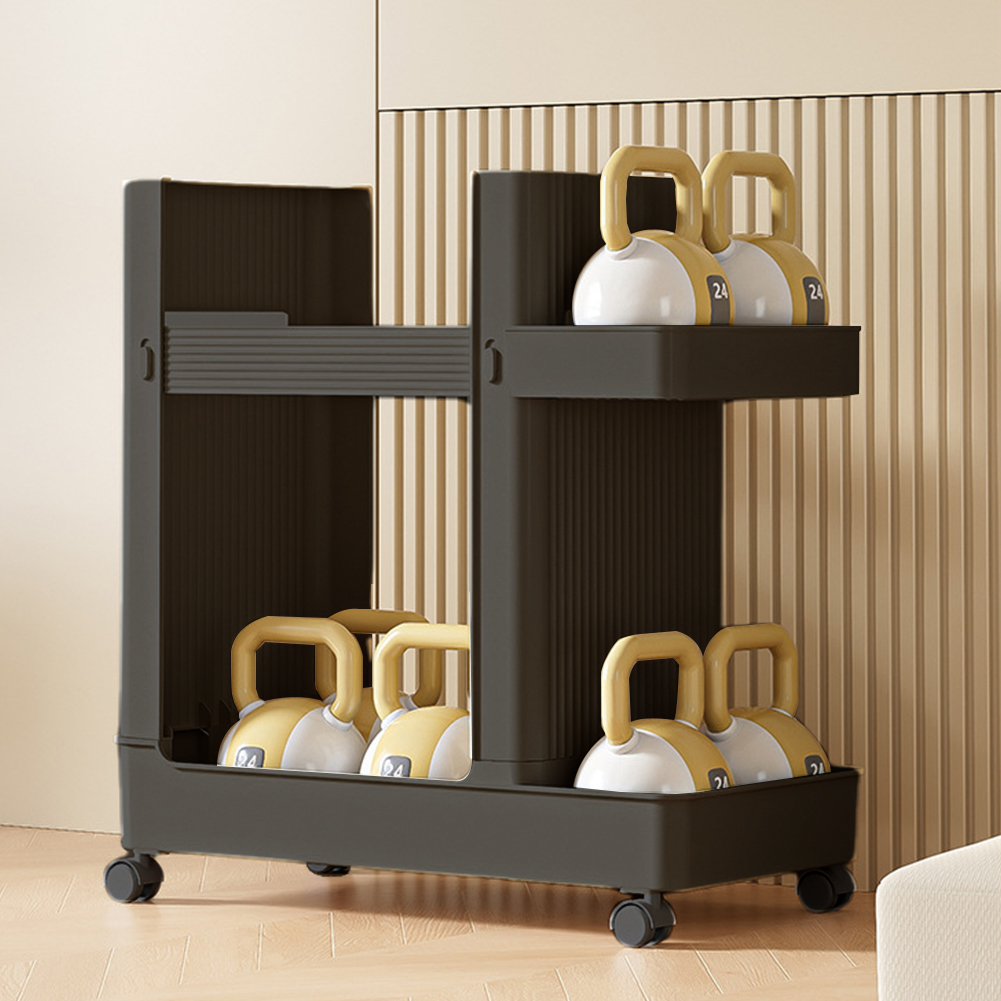 Gym Equipment Holder with Whee - Sports Equipment Trolley 评论和价格