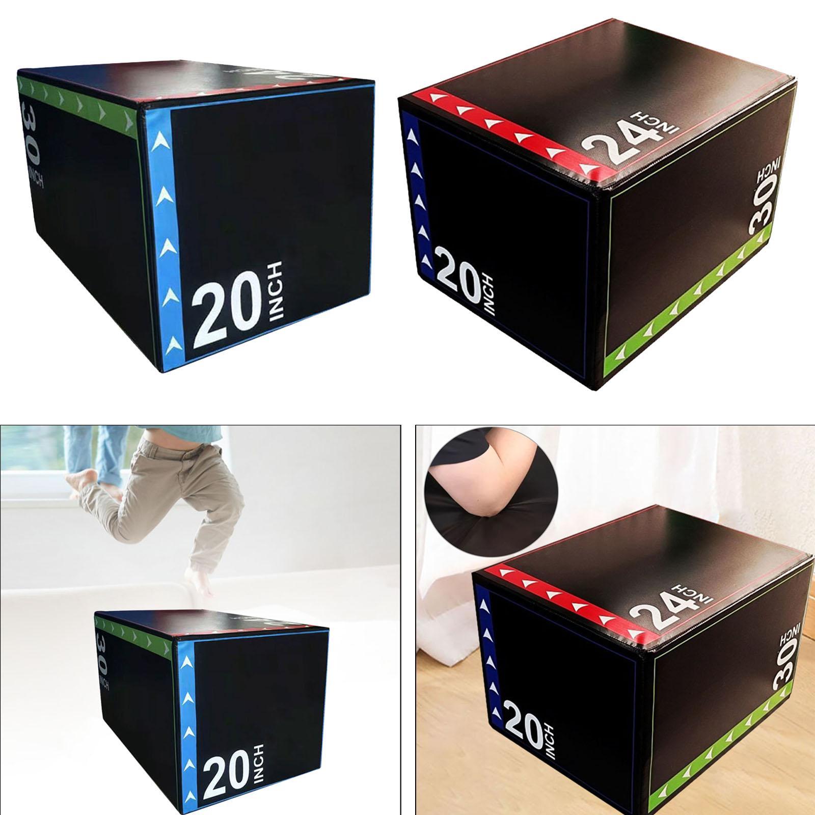 3-in-1Jump Box Plyometric Box  - Sports Equipment Storage Rack 评论和价格
