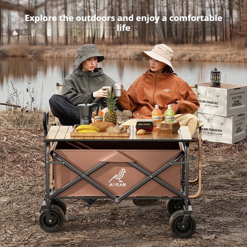 Portable Folding Camping Troll - Sports Equipment Trolley 评论和价格