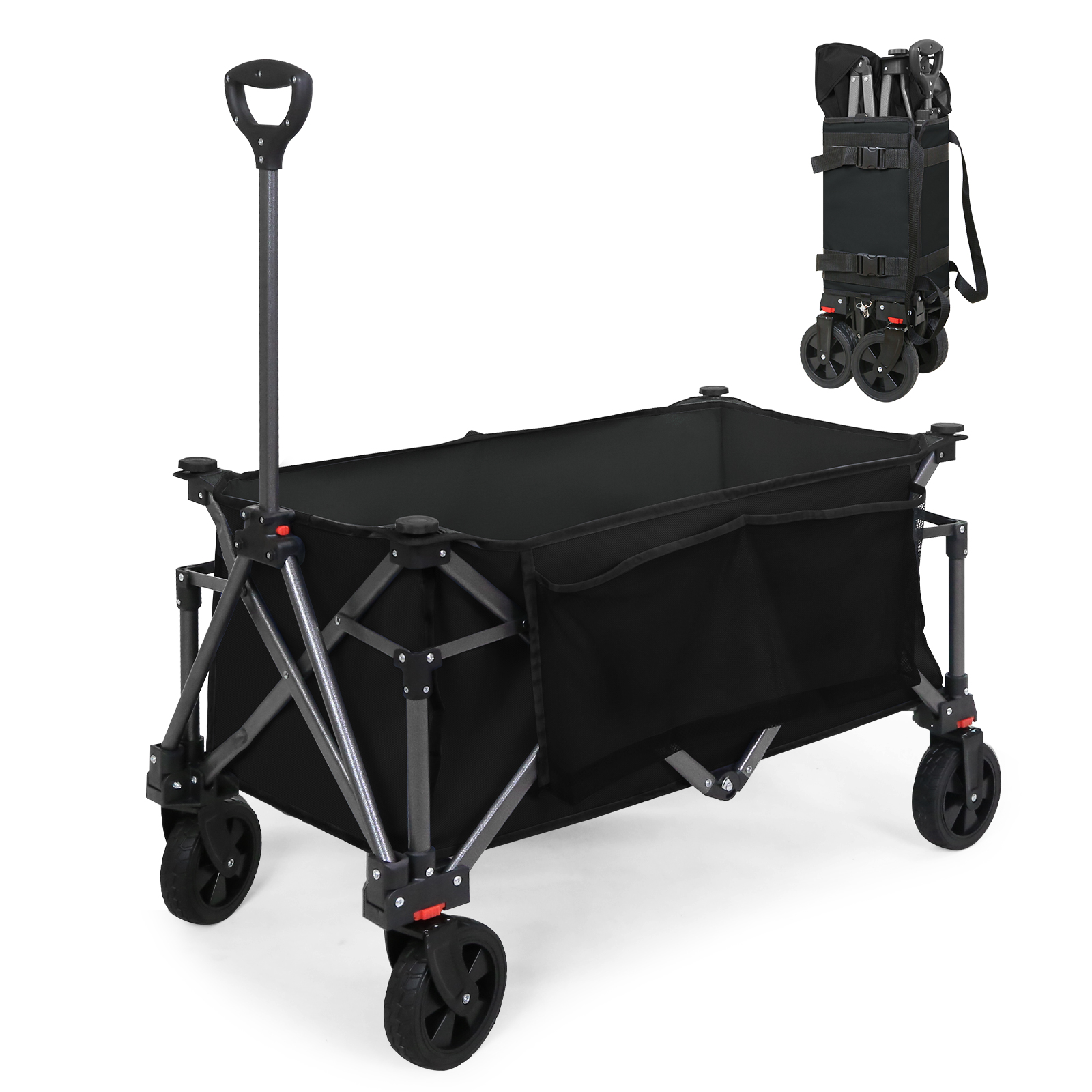 Heavy-Duty Folding Collapsible - Sports Equipment Trolley 评论和价格