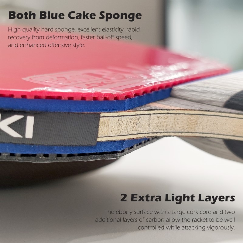 Loki 7 Star Table Tennis Racke - Padel Racket Carbon 评论和价格