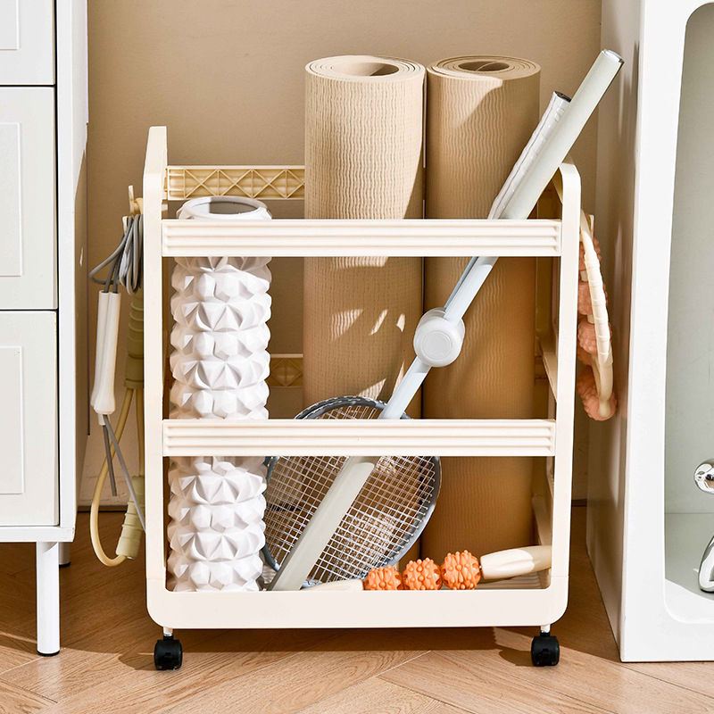 Yoga Supplies Storage Rack Mov - Sports Equipment Trolley 评论和价格