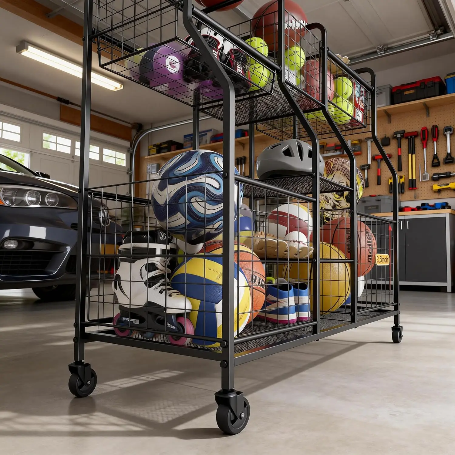 Garage Sports Equipment Organi - Sports Equipment Storage Rack 评论和价格