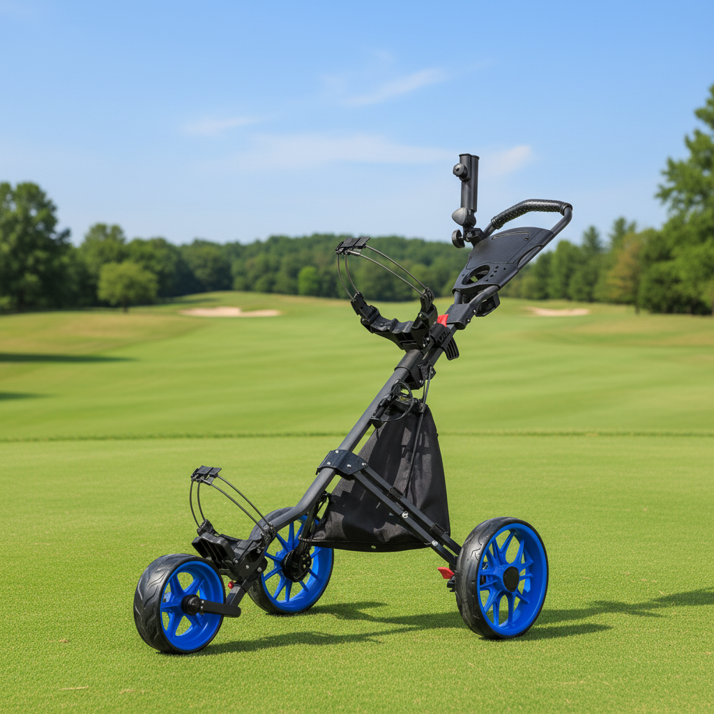 2026 Three-Wheeled Foldable Al - Sports Equipment Trolley 评论和价格