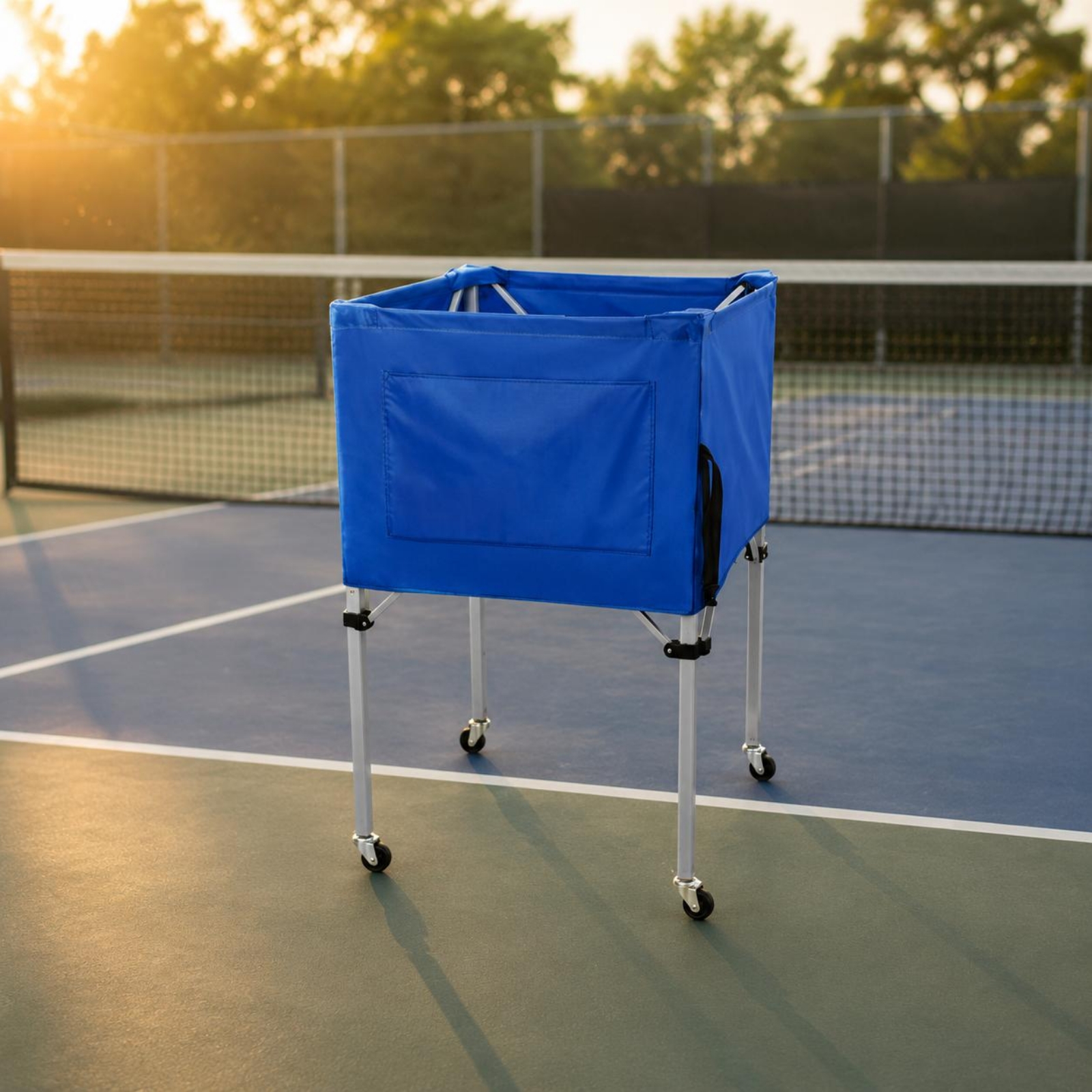 Foldable Tennis Ball Trolley P - Sports Equipment Trolley 评论和价格