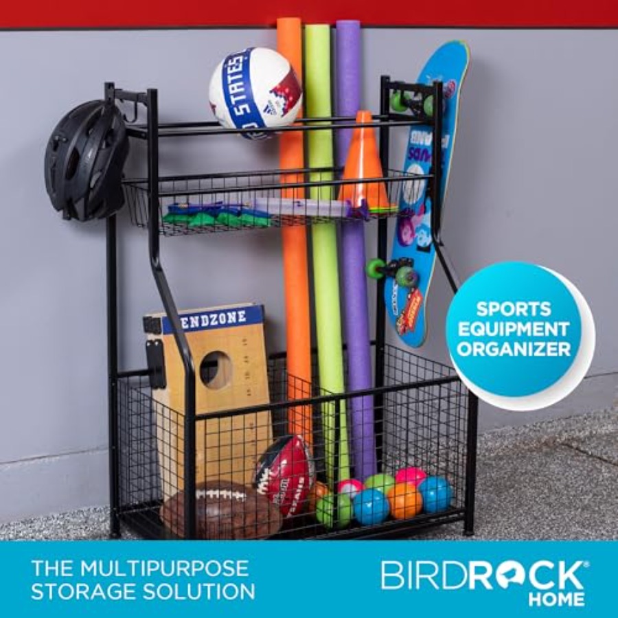 Sports Equipment Ball Organize - Sports Equipment Storage Rack 评论和价格
