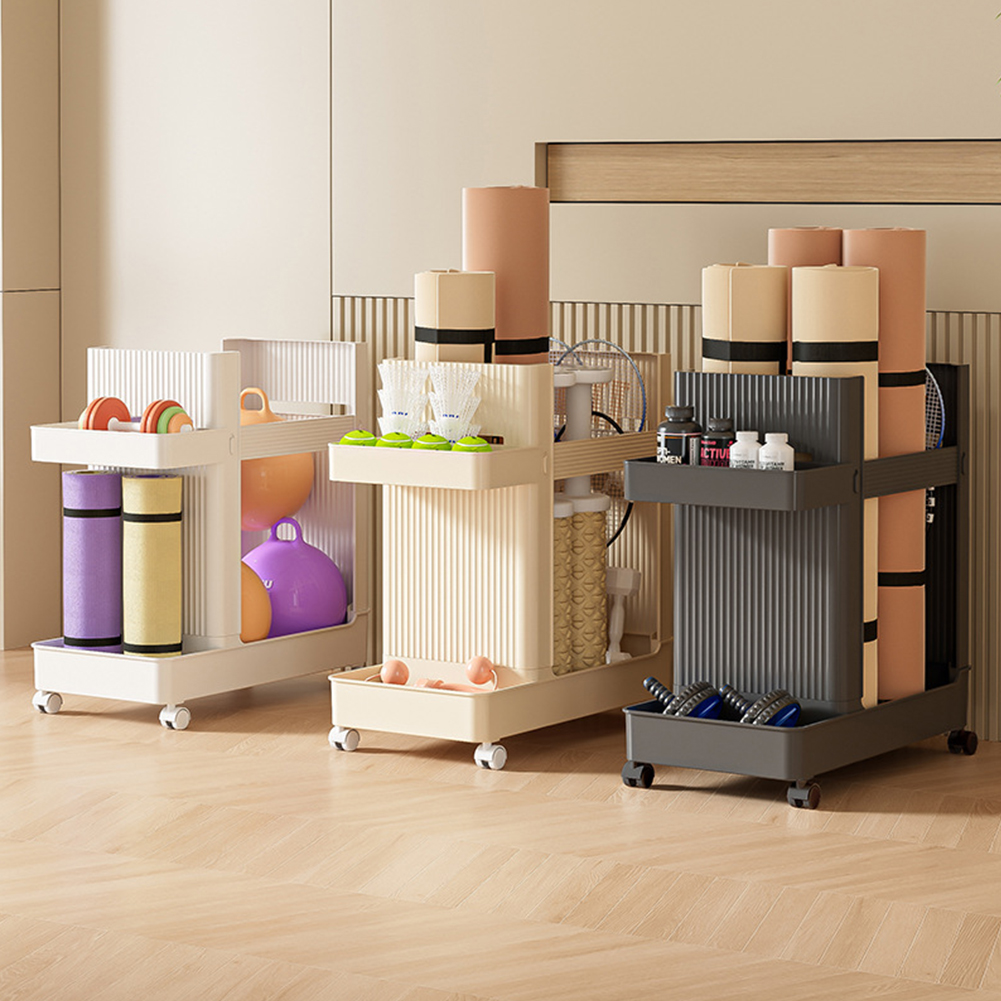 Gym Equipment Holder with Whee - Sports Equipment Trolley 评论和价格