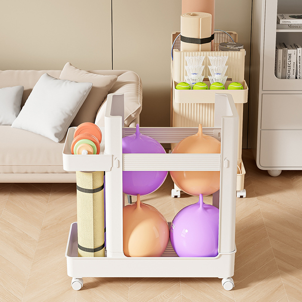 Gym Equipment Holder with Whee - Sports Equipment Trolley 评论和价格