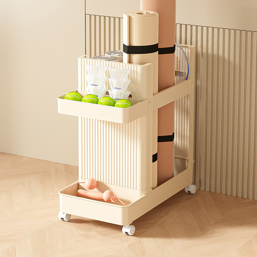 Gym Equipment Holder with Whee - Sports Equipment Trolley 评论和价格