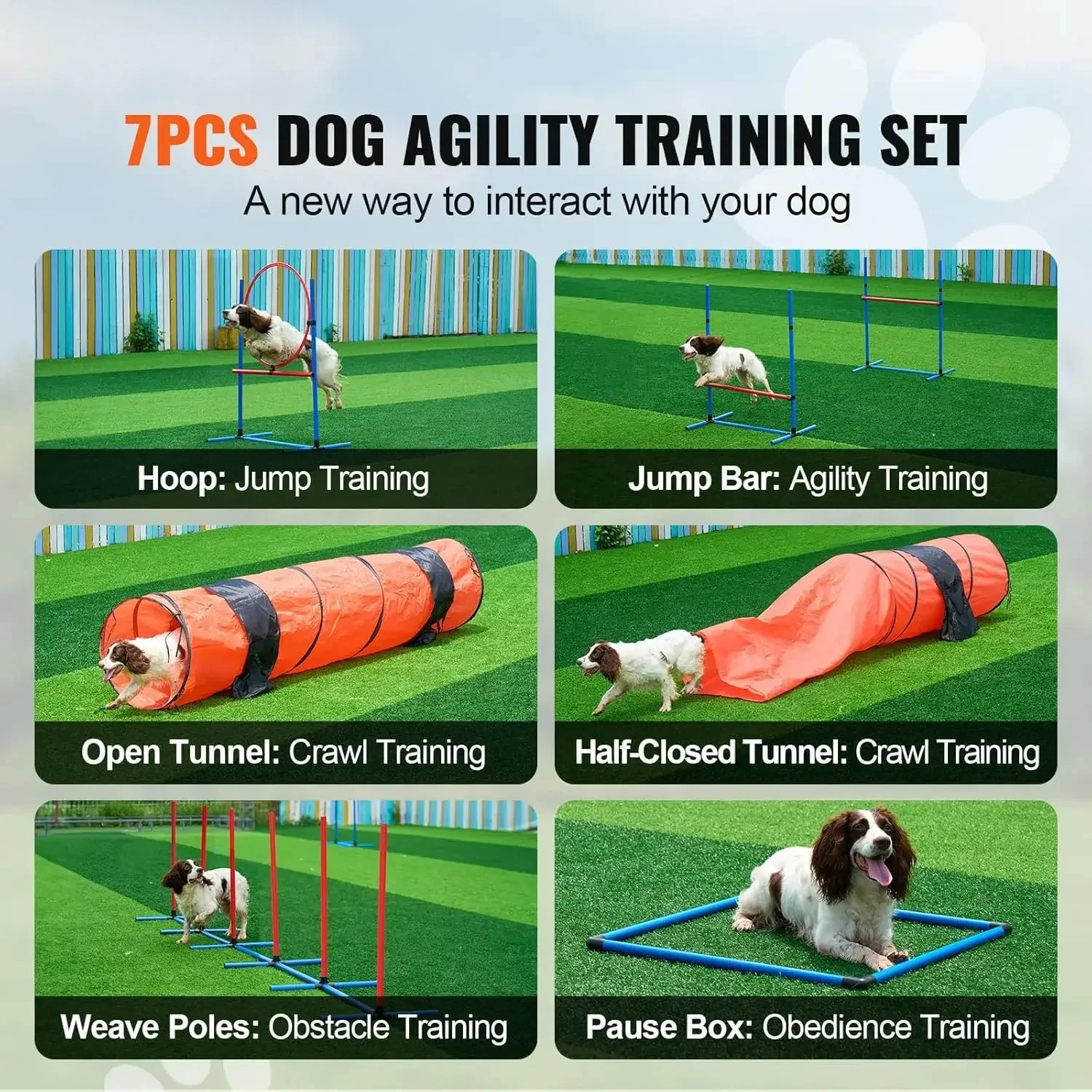 Dog Agility Course Backyard Se - Agility Hurdle Set 评论和价格