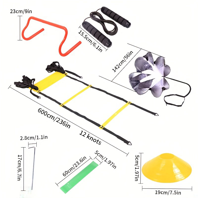 1 Set Speed Agility Training S - Agility Hurdle Set 评论和价格