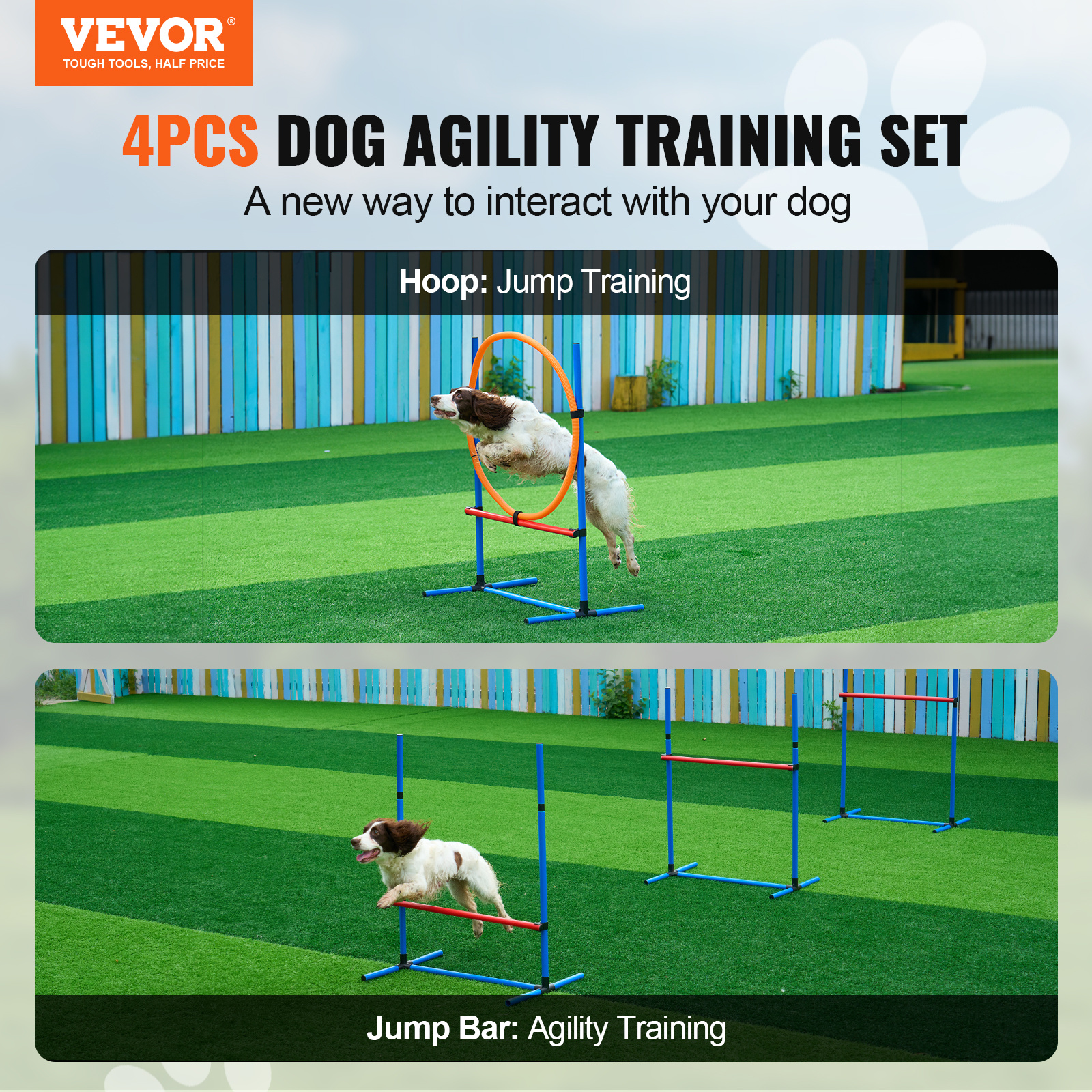 VEVOR Dog Agility Training Equ - Agility Hurdle Set 评论和价格
