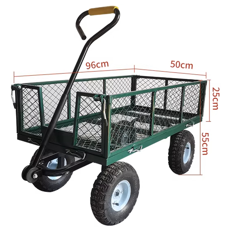 Four-wheeled handcart with rub - Sports Equipment Trolley 评论和价格