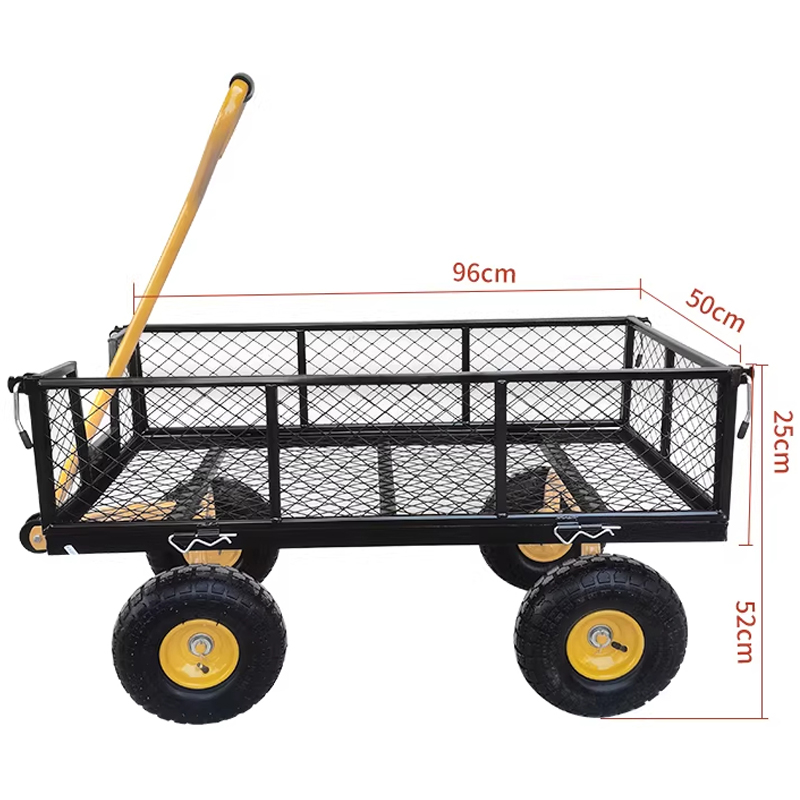 Four-wheeled handcart with rub - Sports Equipment Trolley 评论和价格