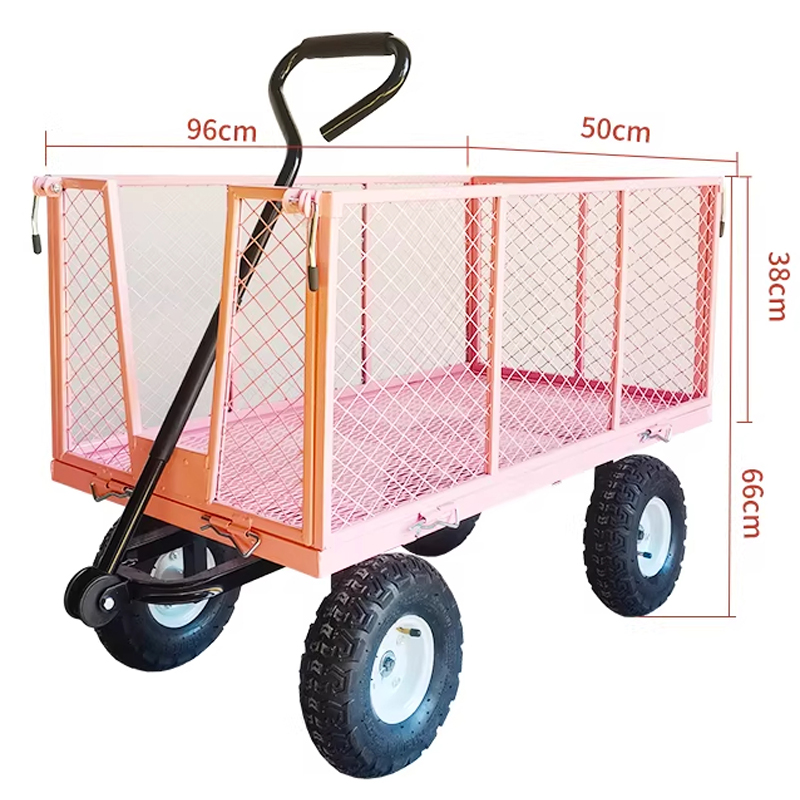 Four-wheeled handcart with rub - Sports Equipment Trolley 评论和价格