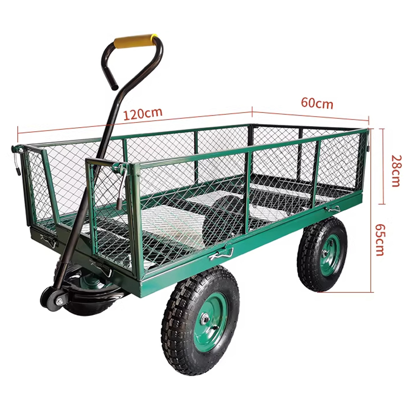 Four-wheeled handcart with rub - Sports Equipment Trolley 评论和价格