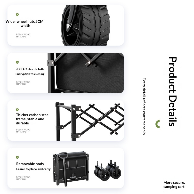 Folding Portable Trolley Cart  - Sports Equipment Trolley 评论和价格