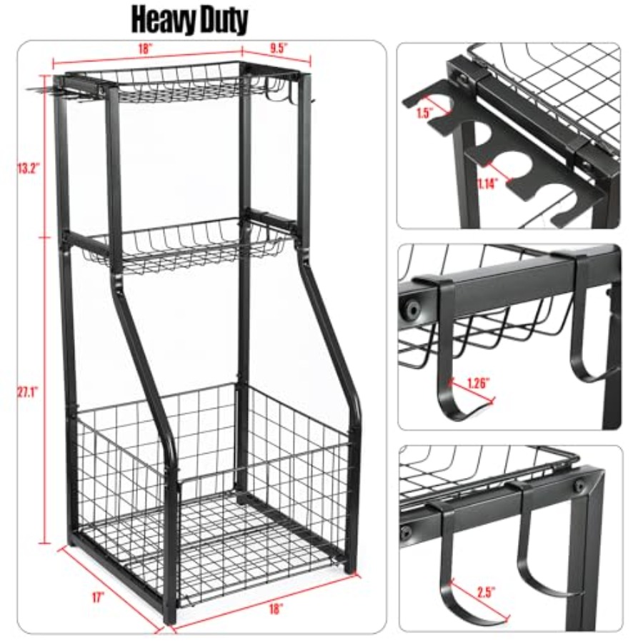 Sports Equipment Organizer for - Sports Equipment Storage Rack 评论和价格